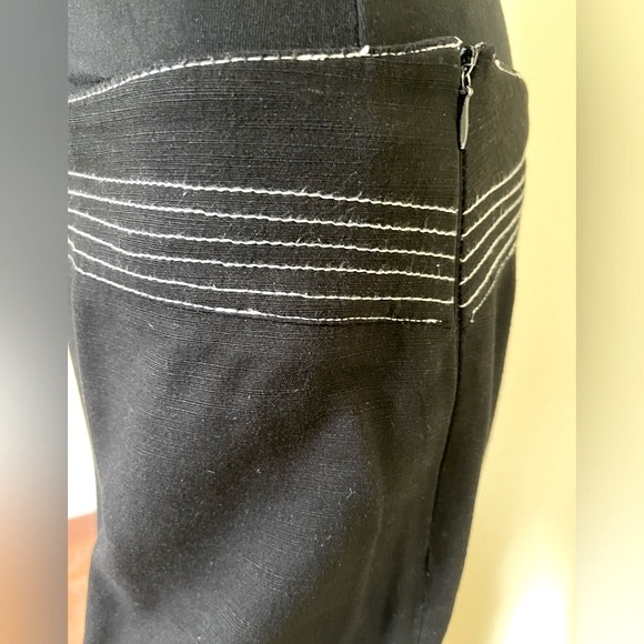 Zara black rayon blazer & pants 2 Pc summer suit for women US 10-12 - Picture 5 of 16